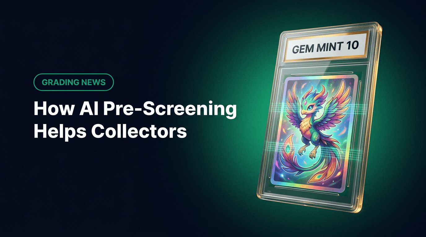 How AI Pre-Screening Helps Collectors Avoid Junk Slabs in the 2026 Grading Boom
