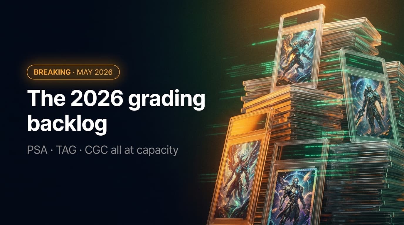 The 2026 Card Grading Backlog: PSA Paused, TAG Closed, CGC Delayed