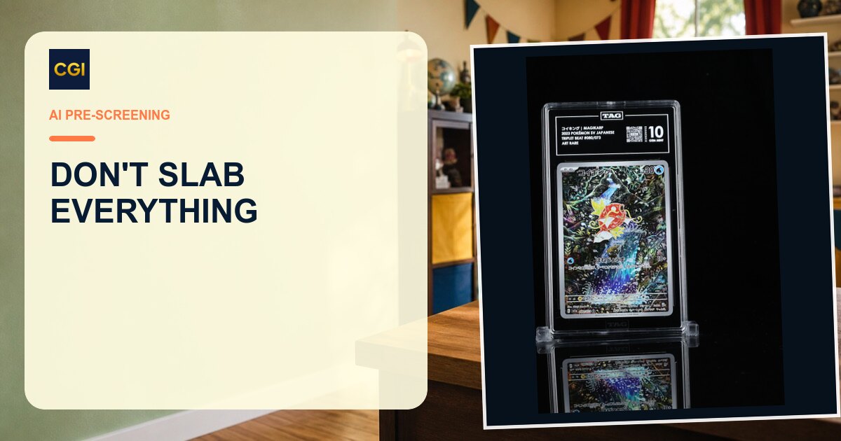 How AI Pre-Screening Helps Collectors Avoid Junk Slabs in the 2026 Grading Boom preview image