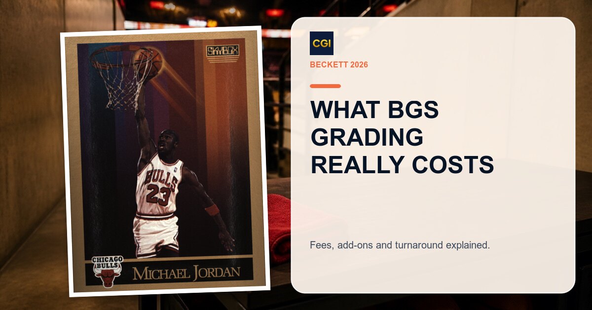 BGS Grading Cost Breakdown: Beckett Pricing in 2026 preview image
