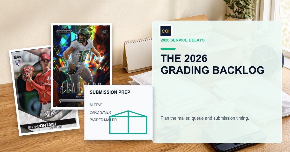 Card Grading Backlog 2026: TAG Tracker, PSA & CGC Status preview image
