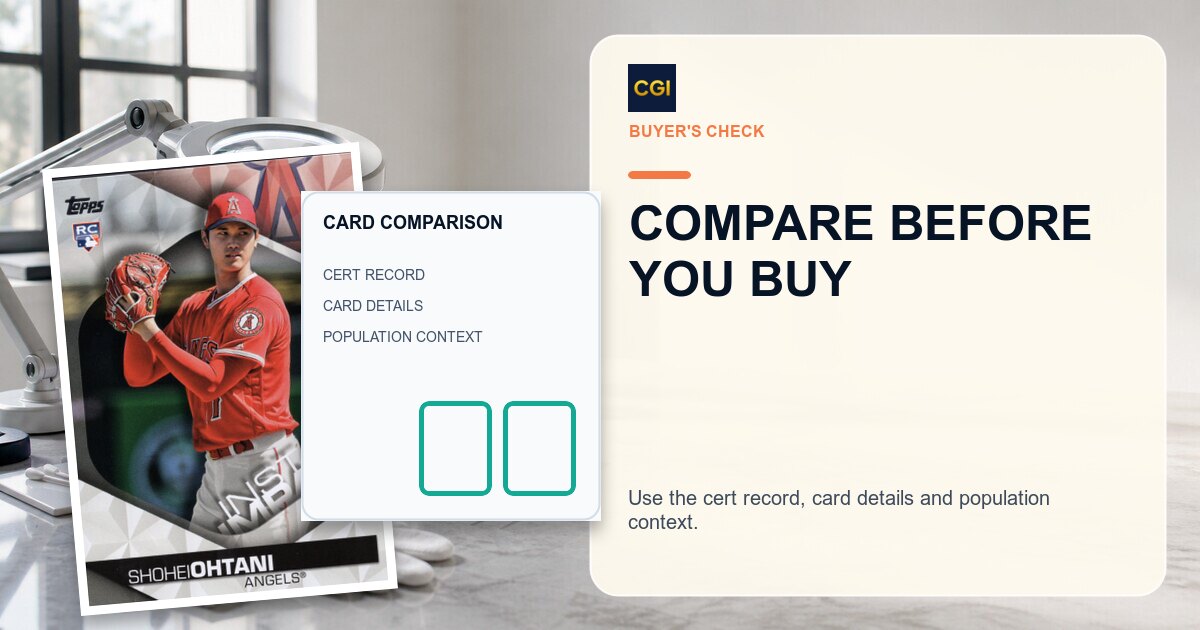 PSA Cert Verification: Compare the Record and Holder preview image
