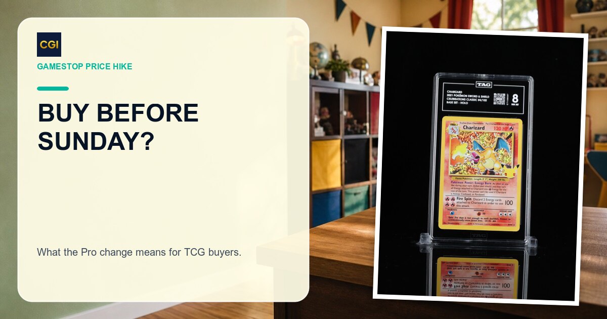 GameStop Pro Card Price Hike: Lock In TCG Deals Before Sunday preview image