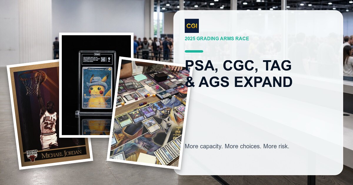 2025 Grading Arms Race: How PSA, CGC, TAG, and AGS Are Rewriting Submission Strategy preview image