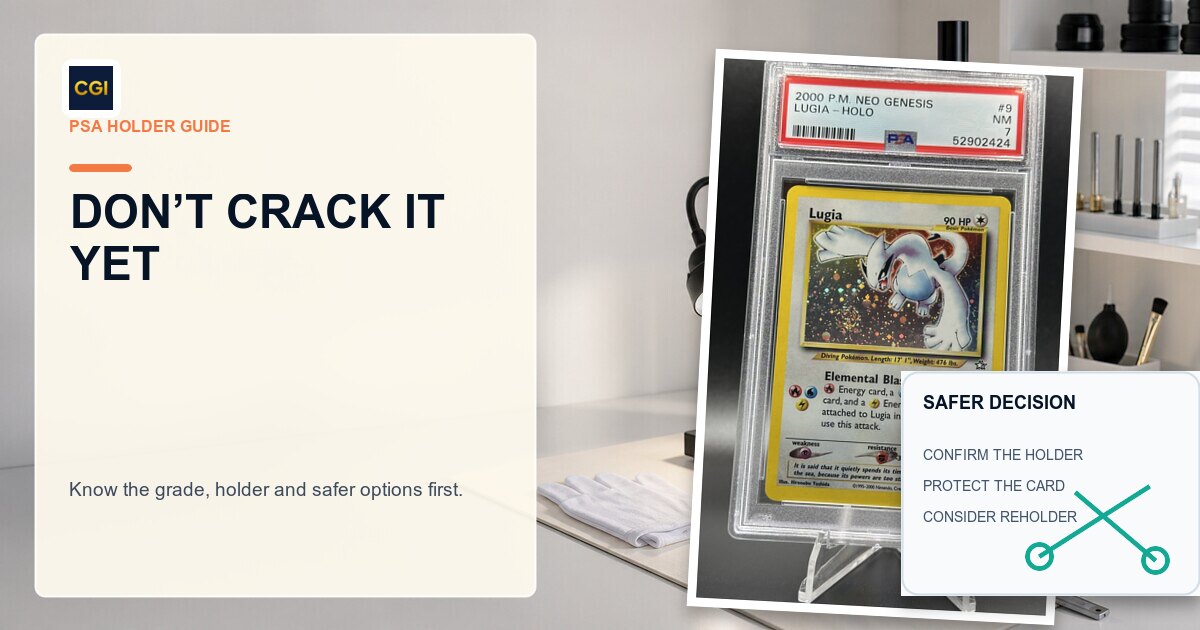 How to Crack a PSA Slab: New Holder Risks & Safer Alternatives preview image
