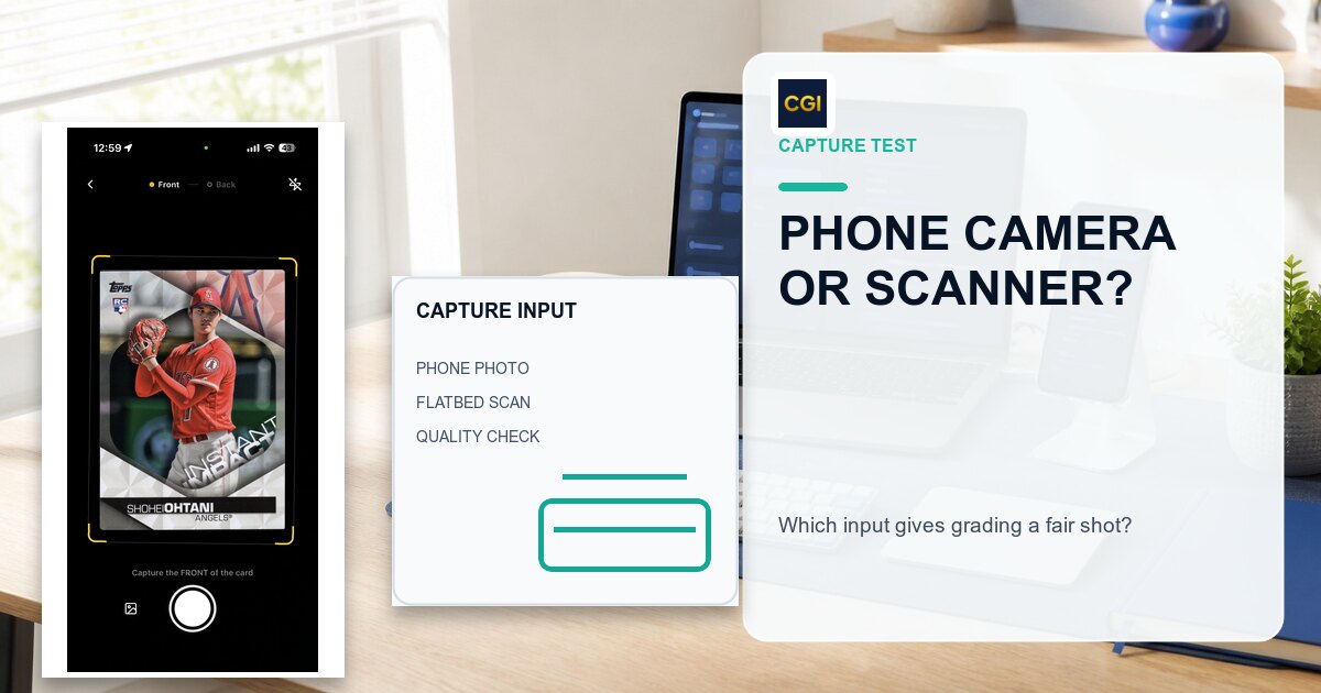 Phone Camera vs Scanner for Card Grading preview image