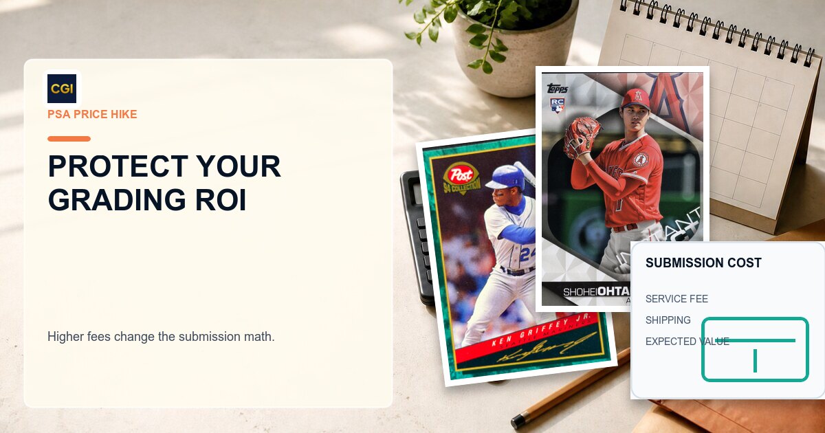 PSA Grading Price Increase 2025: How to Protect Your Submission ROI preview image
