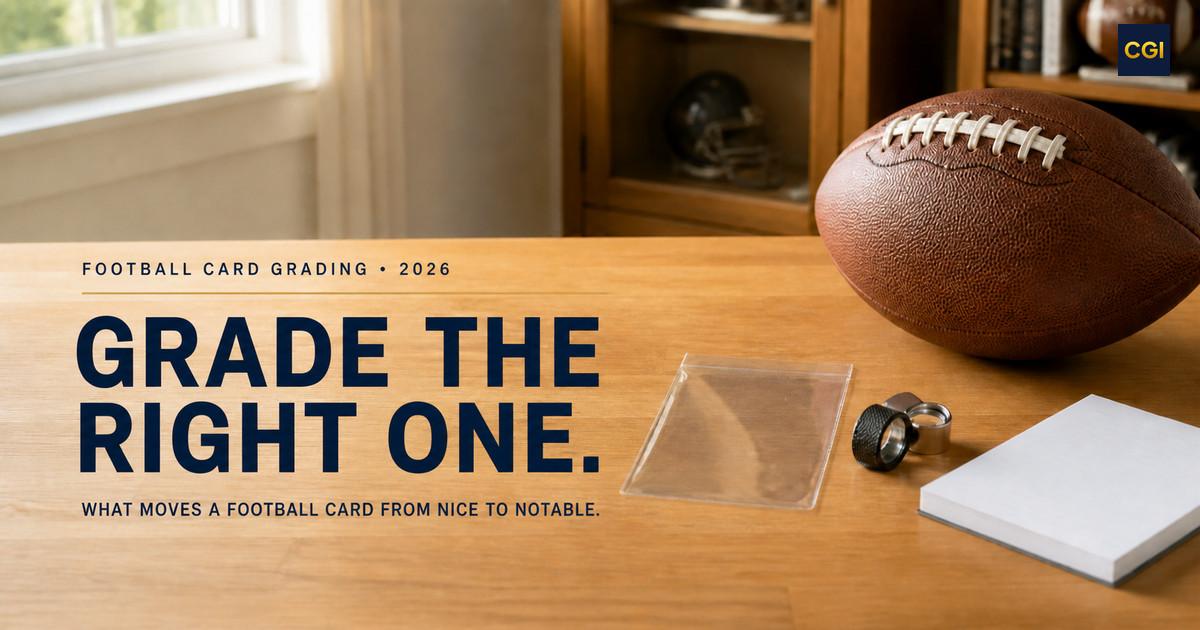 Football Card Grading: Complete PSA Submission Guide for 2026 preview image